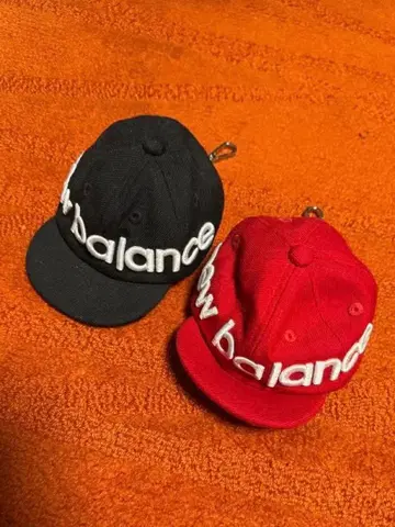 [ 미사용급 ] 뉴발란스 자수 로고 캡 2세트