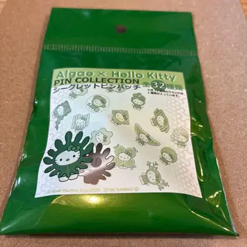 Algae x 헬로키티 시크릿 핀 배지 오사카 간사이 만박 미카즈키모