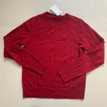 택 포함 미사용 새상품 UNIQLO 캐시미어 니트