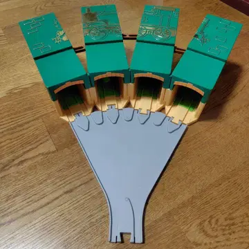 프라레일 접이식 토마스 기관고 차고