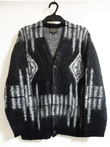 펜들턴 PENDLETON 모헤어 니트 네이티브 무늬 가디건 M