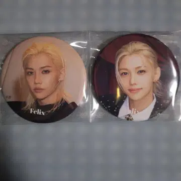 StrayKids 스키즈 필릭스 캔 배지 2종 세트