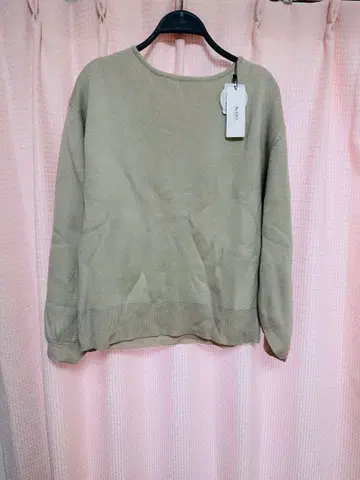 Re:EDIT 베이지 긴팔 니트 스웨터 L