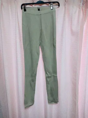 Re:EDIT 카키 니트 슬릿 레깅스 미사용 택 포함