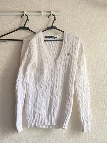 랄프 로렌 케이블 니트