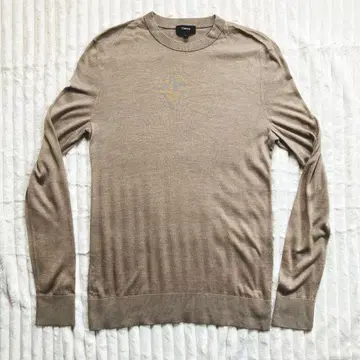 띠어리 실크 니트 베이지 캐시미어 혼방 사이즈 S