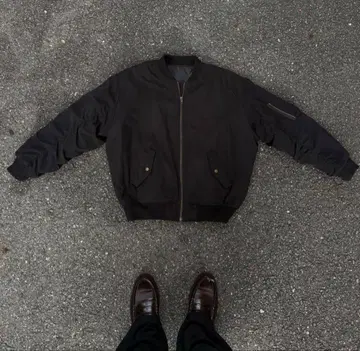 블랙 MA-1 플라이트 자켓