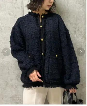 Mila Owen / 미라 오웬 트위드 니트 자켓