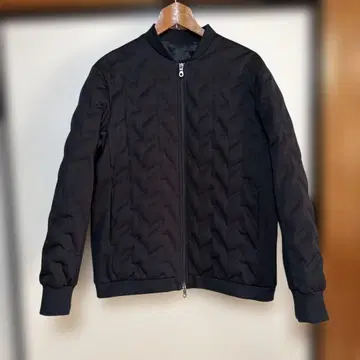 COMME CA ISM 저지 다운 블루종