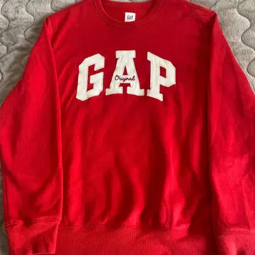 GAP 빨간색 맨투맨 M