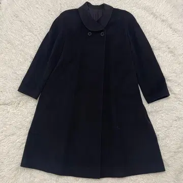 캐시미어 롱 코트 블랙 여성용 9호