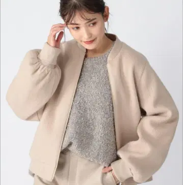 밴야드 스톰 샤기 블루종 M 베이지