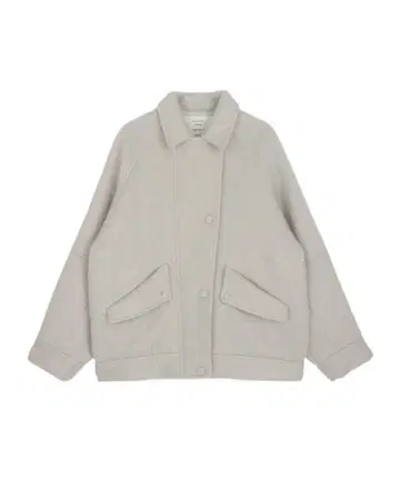 UND MOHAIR SHAGGY FLIGHT JACKET 아이보리