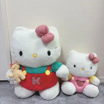 헬로키티 봉제 인형 세트 레트로