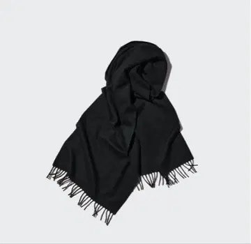 UNIQLO 캐시미어 머플러 블랙