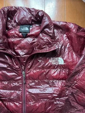 THE NORTH FACE 버건디 다운 자켓 M