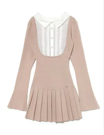 andmary Lotta frill mini dress