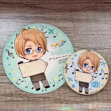 헤타리아 숲의 소리 뮤지엄 미국 캔뱃지 코스터