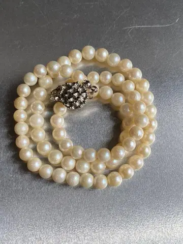진주 목걸이 약 42cm