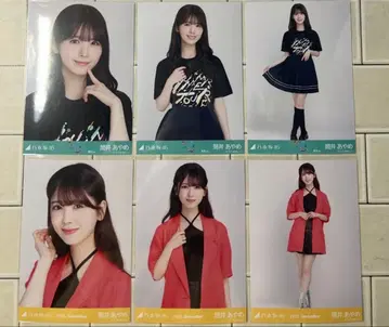 노기자카46 브로마이드 츠츠이 아야메 2컴프 묶음 판매