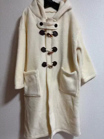 더플 코트 아이보리 브라운