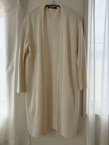 theory luxe 아이보리 롱 가디건 긴팔