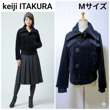 일본제 ijiit 이 keiji ITAKURA 벨로아 느낌 자켓