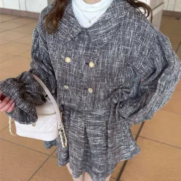 [ 아프레 주르 ] 트위드 자켓 & 스커트 셋업