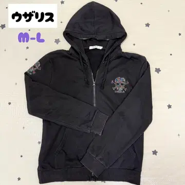 우자리 후드티 블랙 M-L