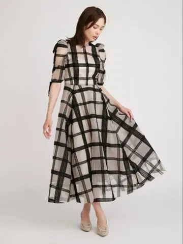 SNIDEL Sustainable 튤 원피스