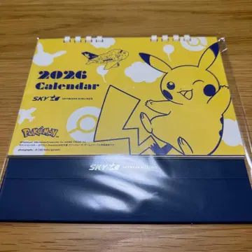 [ 새상품 미개봉 ] 2026년 피카츄 탁상 달력 스카이 마크