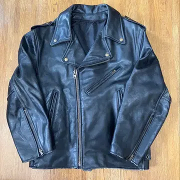branded garments 70s 가죽 자켓 블랙