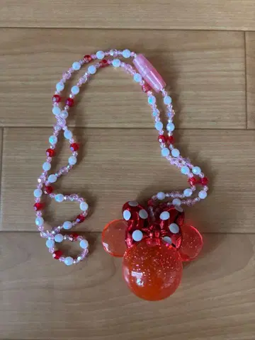 디즈니 미니 빛나는 목걸이 펜던트