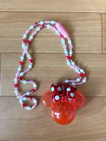 디즈니 미니 빛나는 목걸이 펜던트