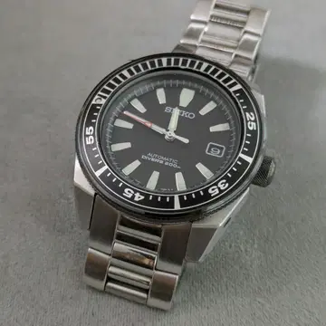 SEIKO 세이코 블랙 사무라이 200M 다이버 7S35-00B0