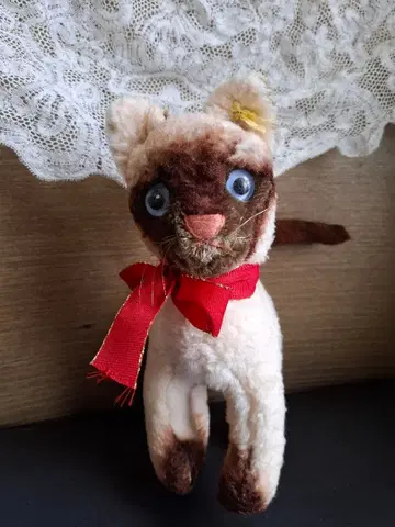 슈타이프 앤티크 샴 고양이 봉제 인형