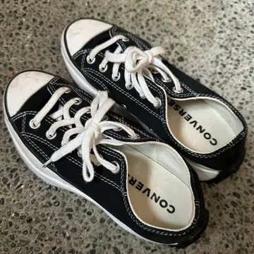 CONVERSE 블랙 란스타 스니커즈 23cm