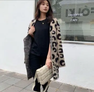 birthdaybash 벌스데이 바쉬 레오파드 가디건