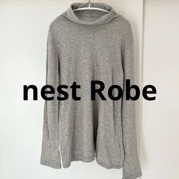 nest Robe 네스트로브 코튼 울 하이넥 티셔츠 그레이