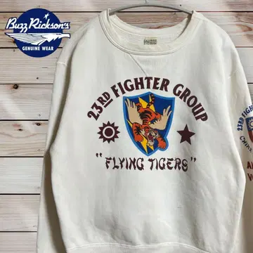 버즈 릭슨즈 플라잉 타이거 로고 맨투맨