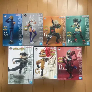 나의 히어로 아카데미아 제일복권 피규어 The Top5! 돌입