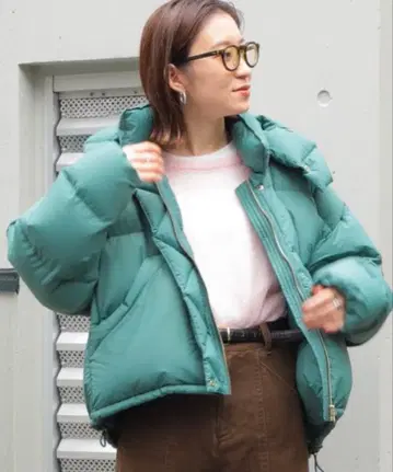 NOMBRE IMPAIR 헝가리 구스 다운 숏 블루종 다운