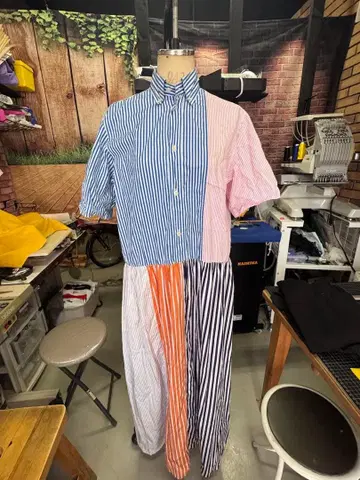 PLAN C 멀티 컬러 원피스