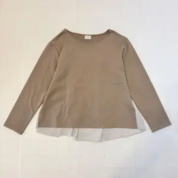 어반 리서치 도어즈 상의 긴팔 베이지