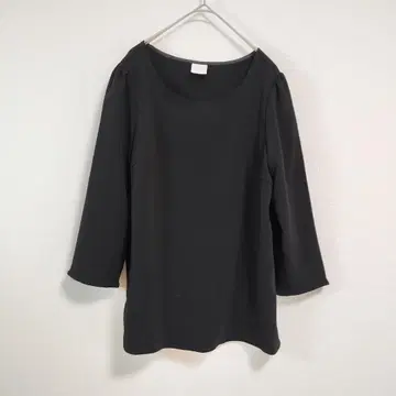 12closet 7부 소매 블라우스 블랙 M 상의 오피스 캐주얼