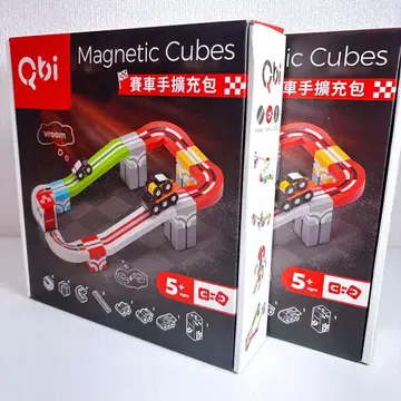 Qbi Magnetic Cubes 레이스 트랙 세트 2세트