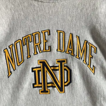 80s 챔피온 리버스 위브 트리코 태그 노트르담 맨투맨