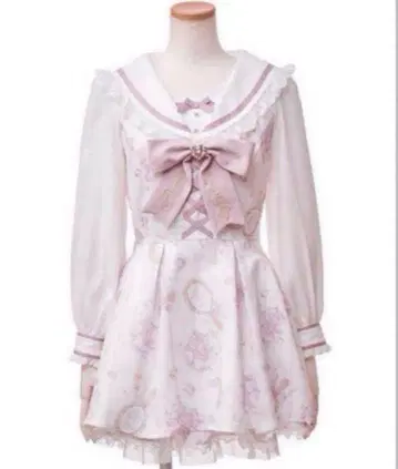 LIZLISA 리즈리사 주얼리 패턴 셋업 화이트