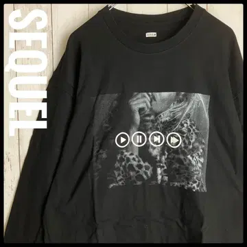[ 미사용급 ] SEQUEL 시크웰 23AW 그래픽 긴팔 티셔츠 M