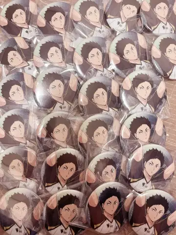 하이큐 아카아시 케이지 세터즈 페어 캔뱃지 26개 묶음 판매